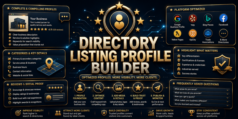 Directory Listing Profile Builder preview