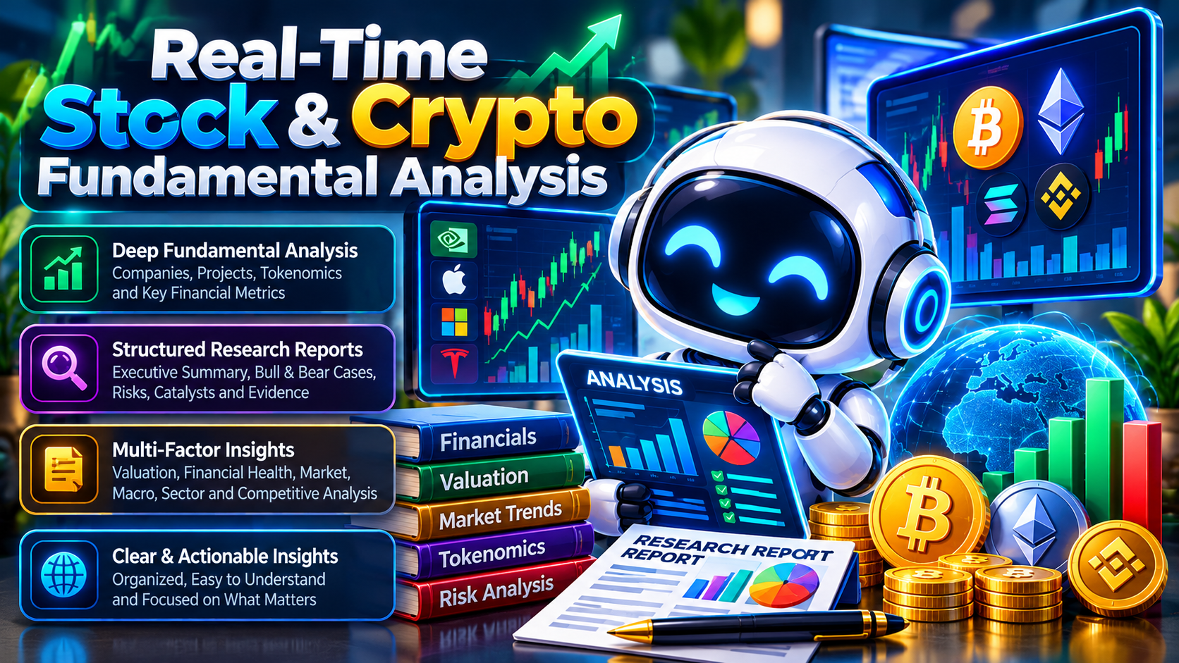 Real-Time Stock & Crypto Fundamental Analysis preview