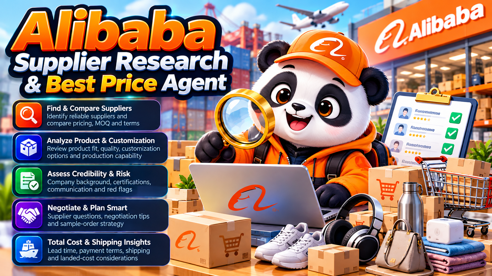 Alibaba Supplier Research & Best Price Agent preview
