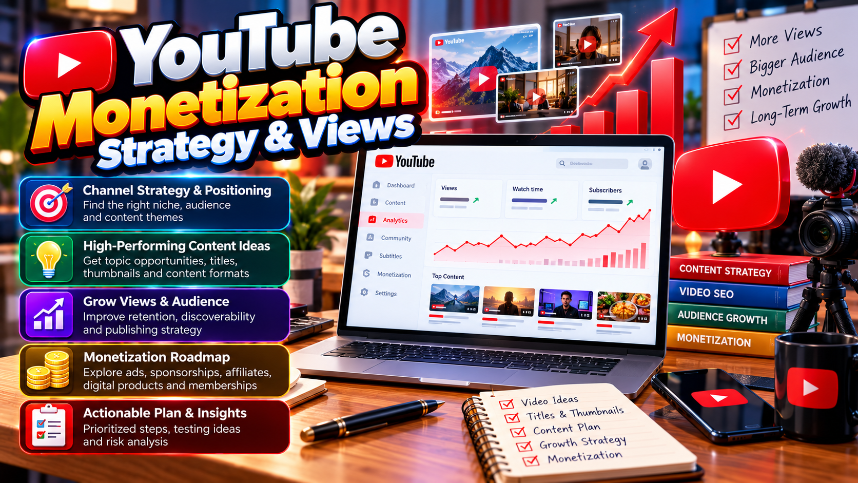 YouTube Monetization Strategy & Views preview