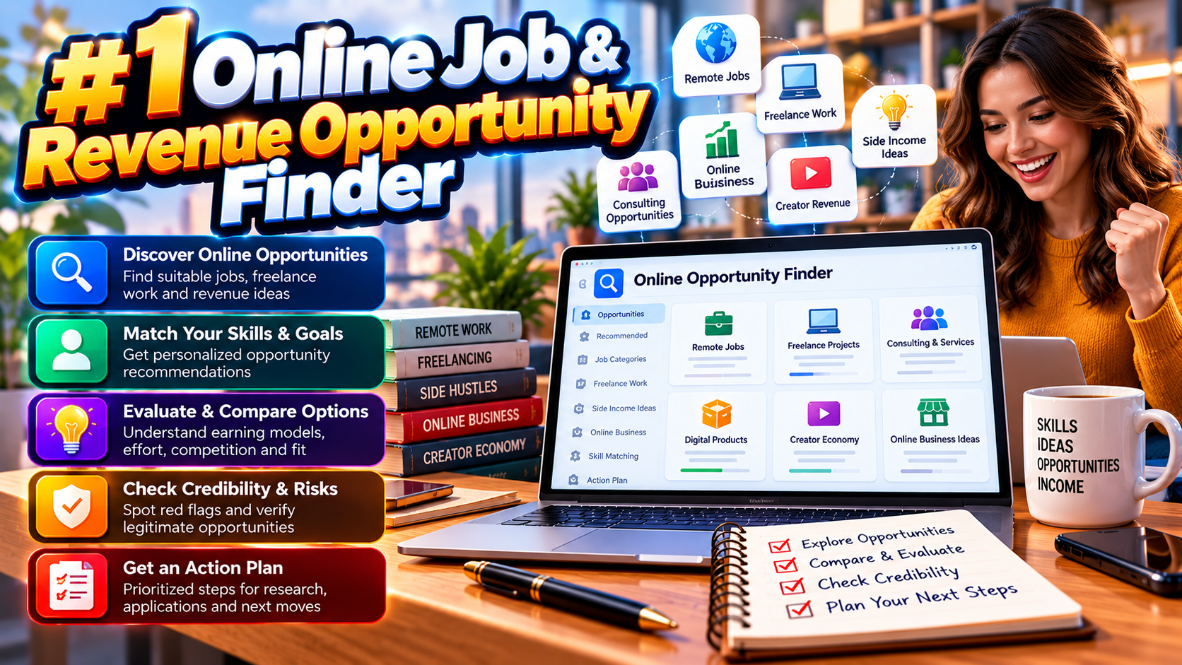 #1 Online Job & Revenue Opportunity Finder preview