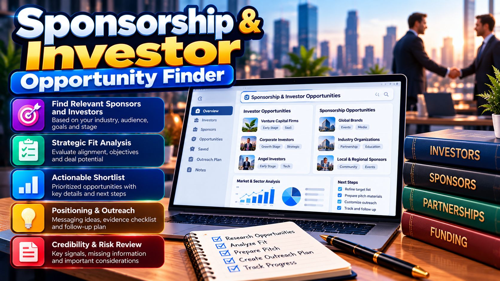 Sponsorship & Investor Opportunity Finder preview