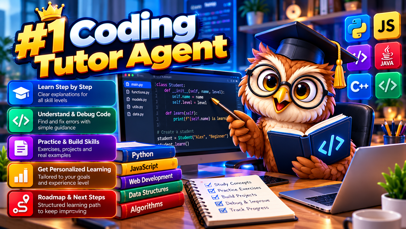 #1 Coding Tutor Agent preview