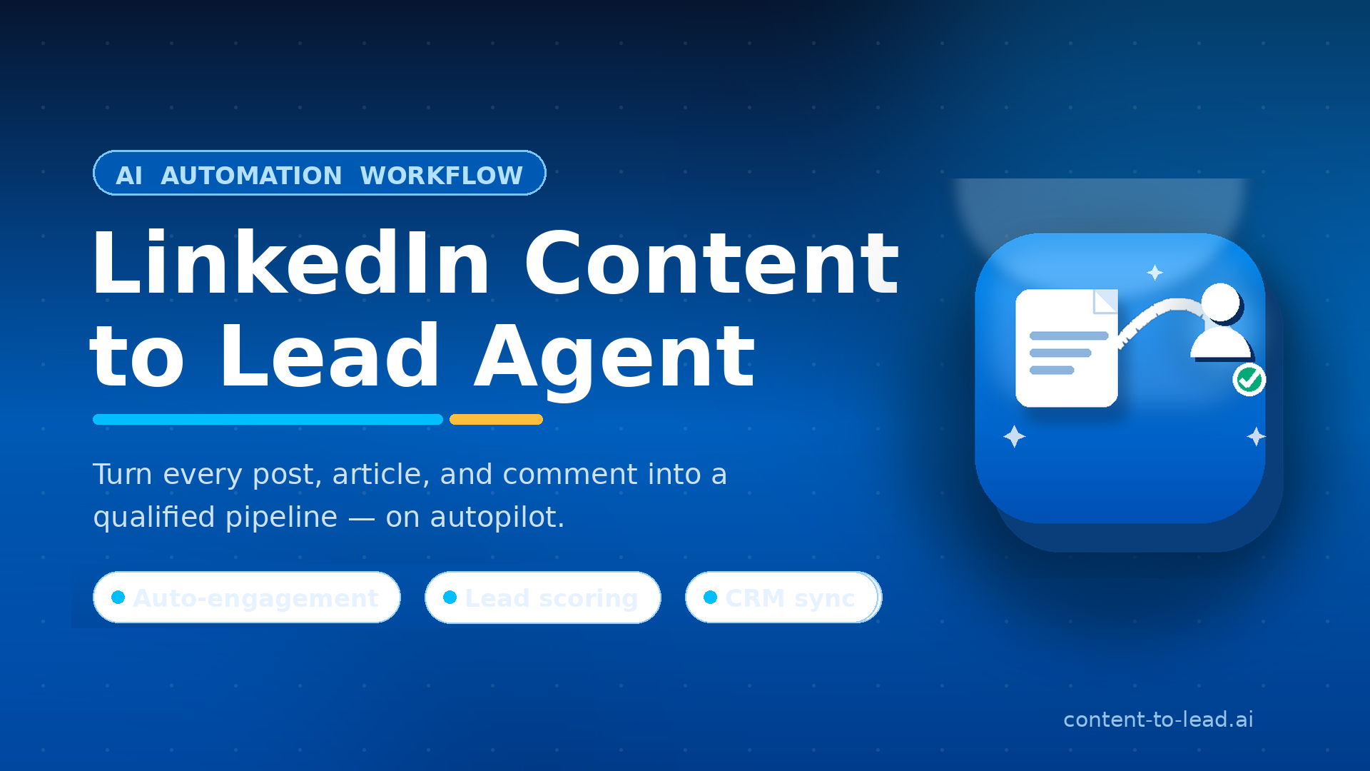 LinkedIn Content-to-Lead Agent preview