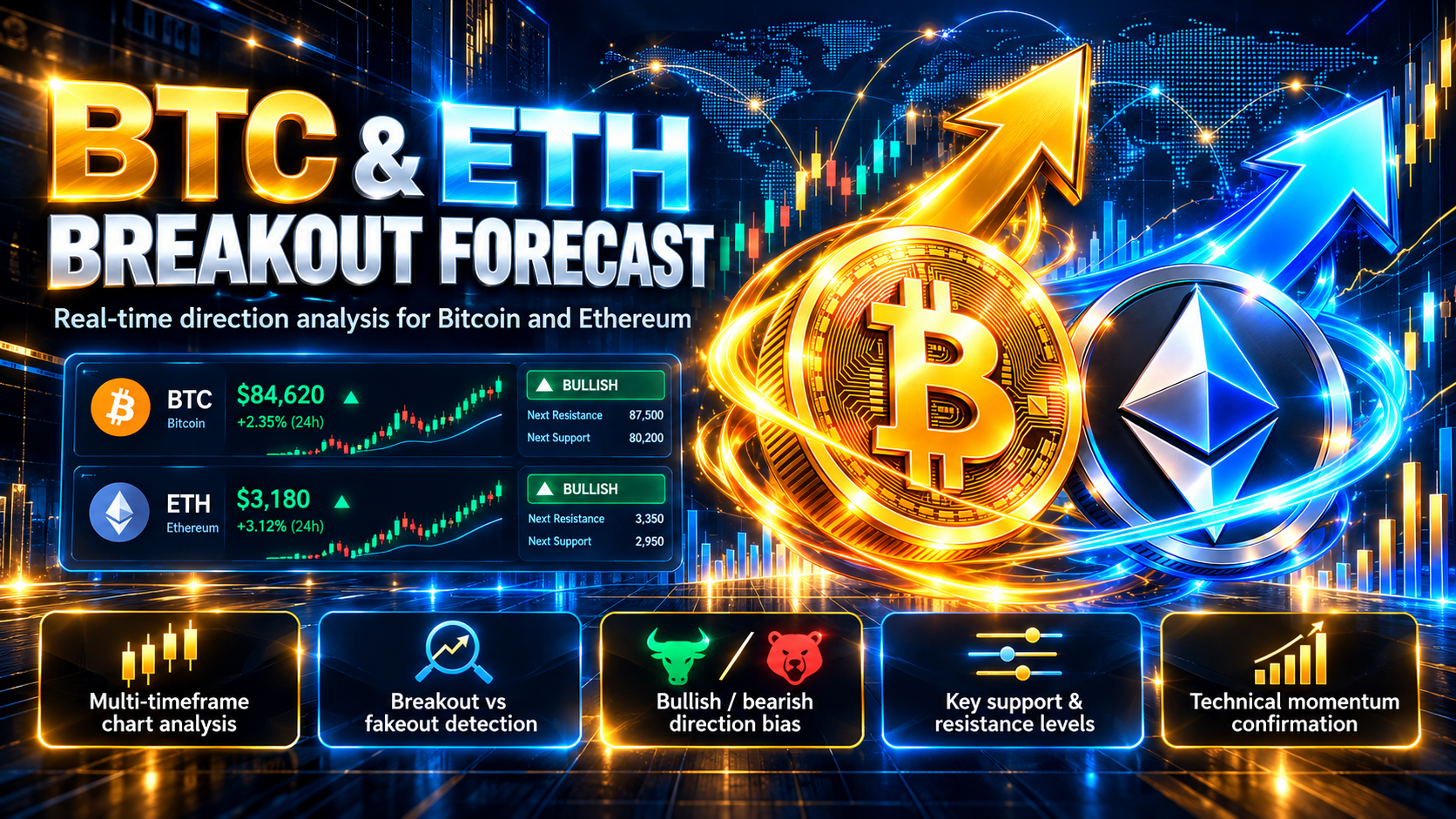 BTC-ETH breakout-Forecast-Invest Time screenshot 4