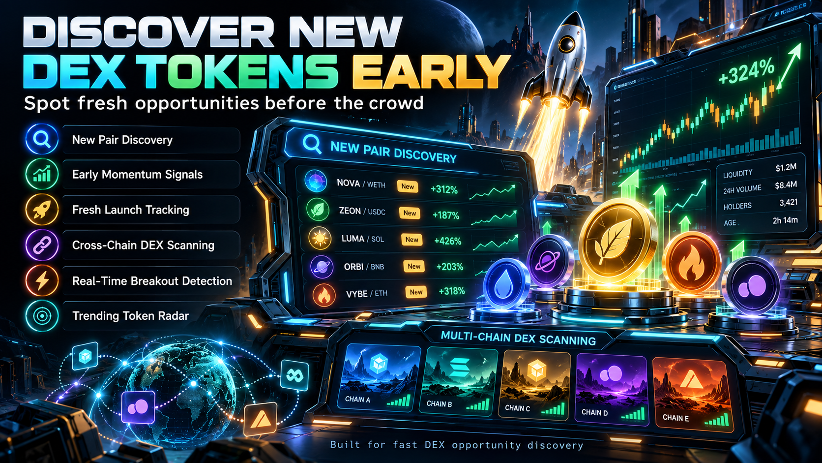 DEX Pumping Token Finder - DEX Opportunity Hunter screenshot 5