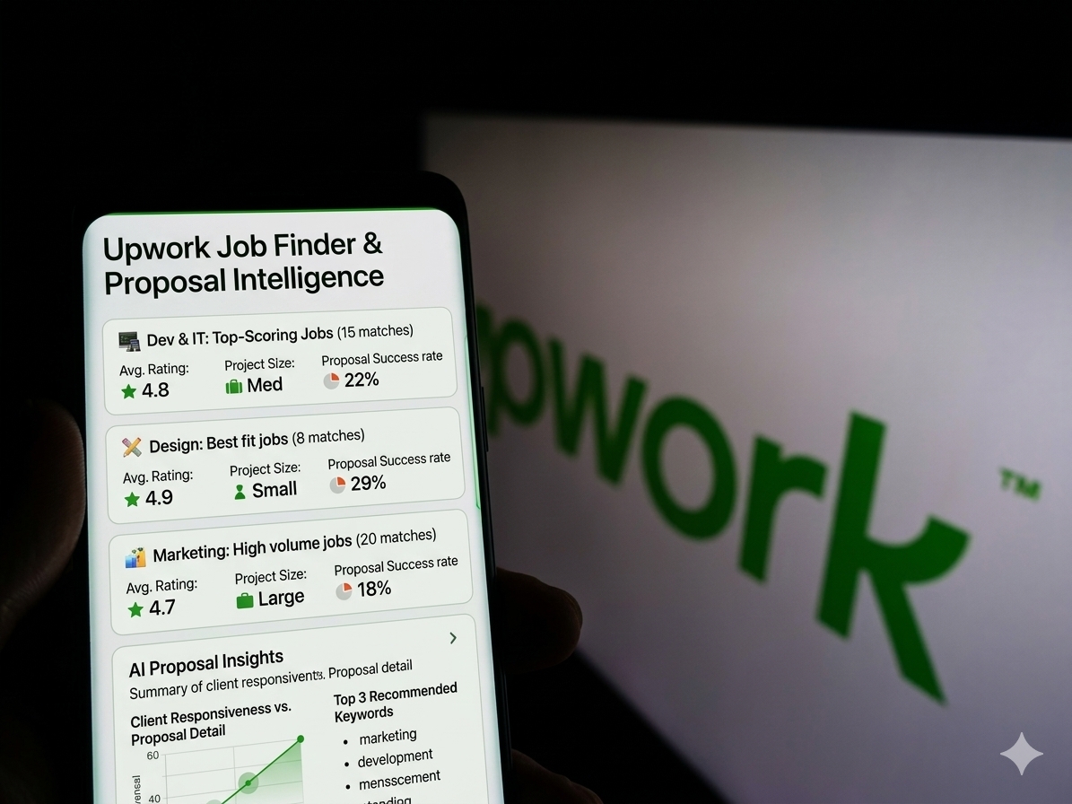 Upwork Job Finder & Proposal Intelligence preview