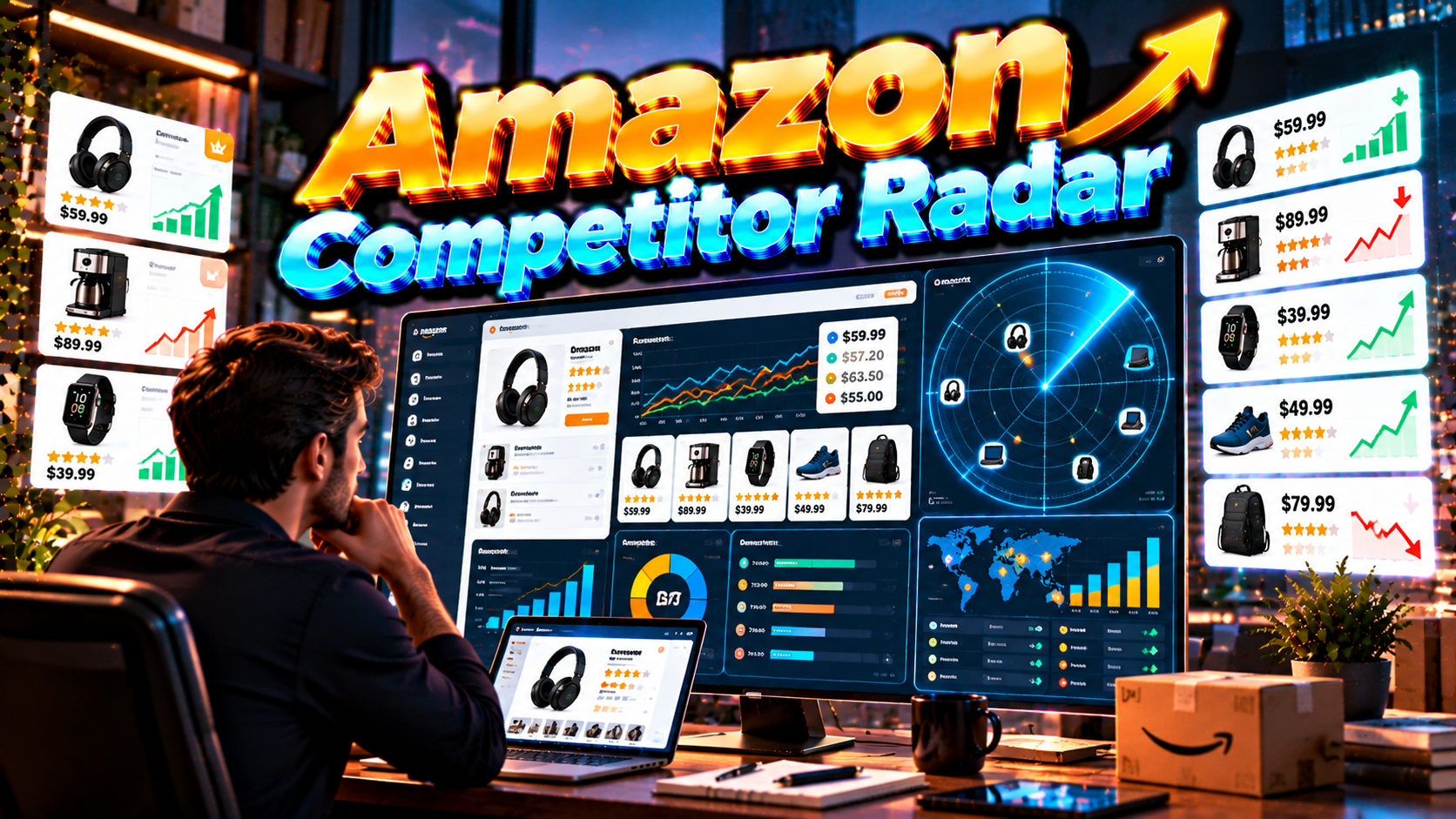 Amazon Competitor Radar — Track Price & Listing Moves preview