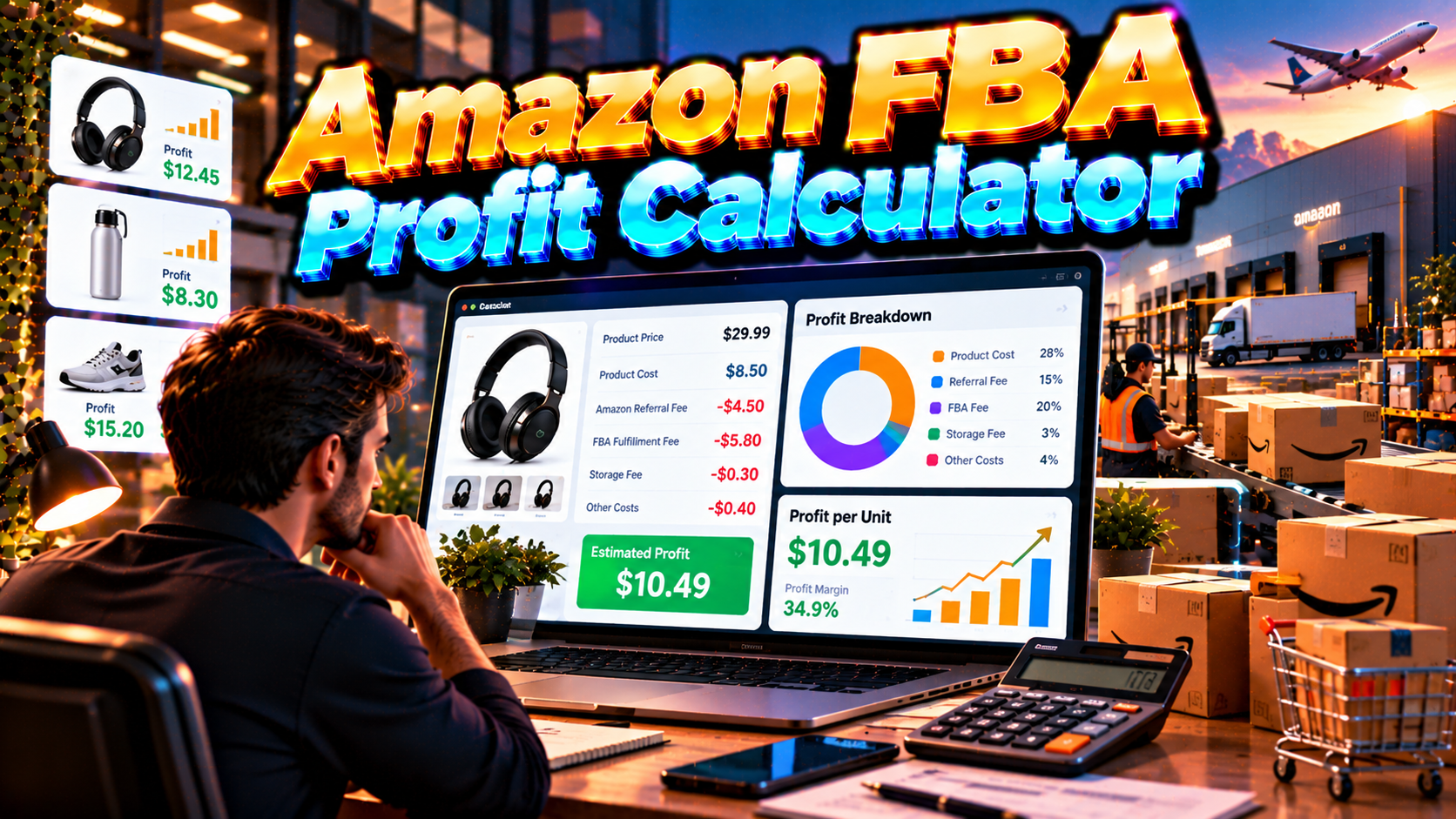 Amazon FBA Profit Calculator — Model True Unit Economics preview