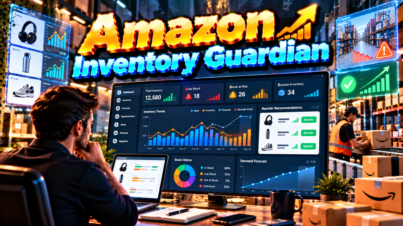 Amazon Inventory Guardian — Plan Reorders & Stock preview