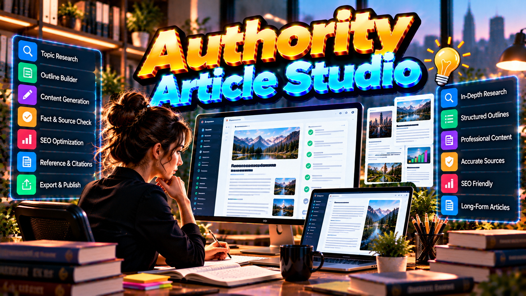 Authority Article Studio — Evidence-led Long-form preview