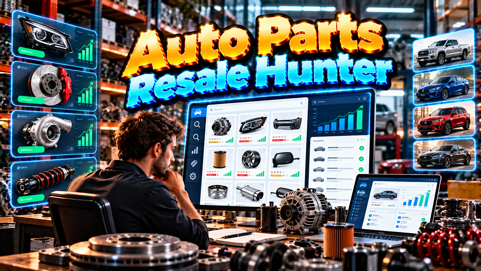 Auto Parts Resale Hunter — Research Demand & Profit preview