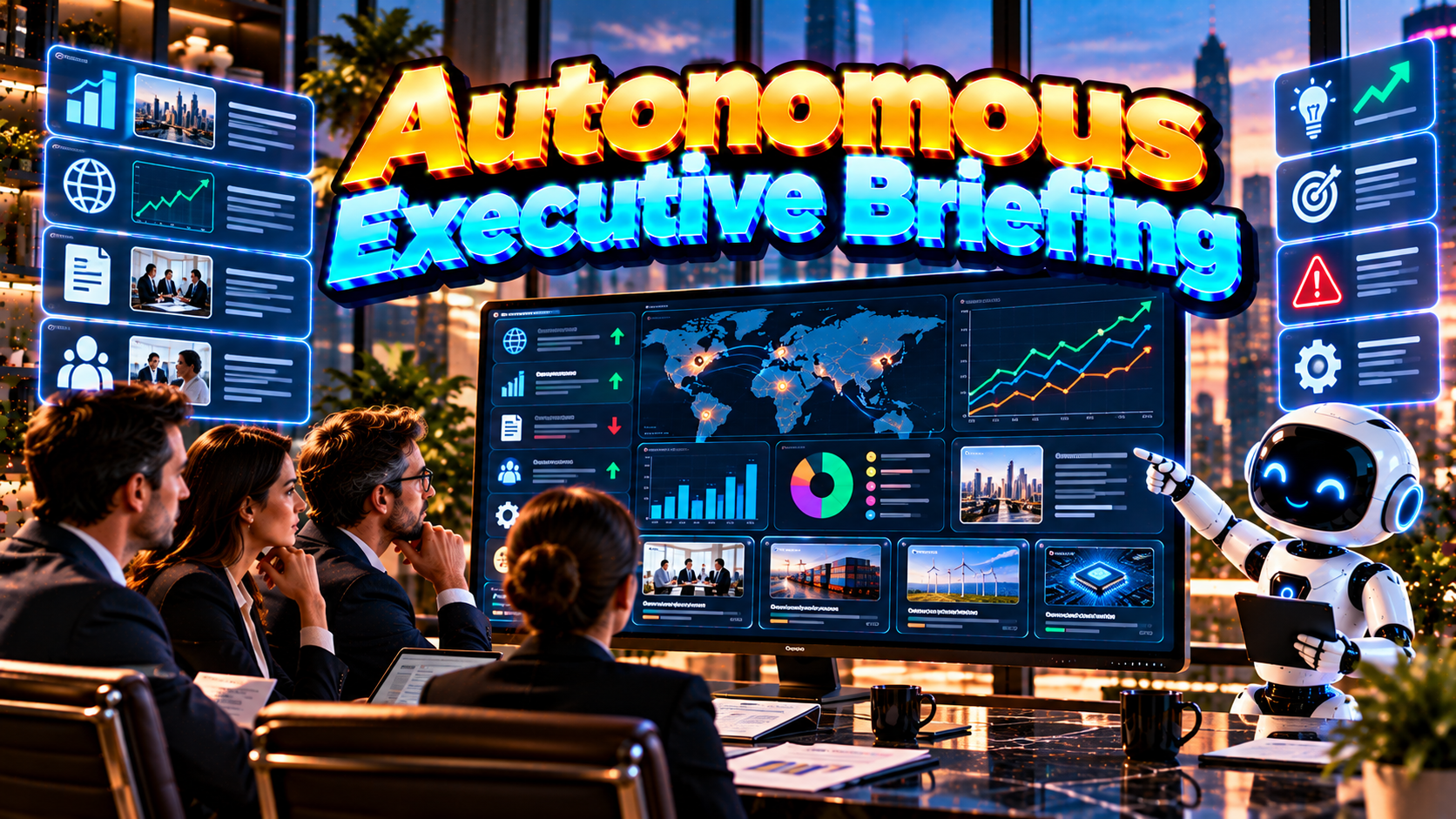 Autonomous Executive Briefing — Decision-Ready Intel preview