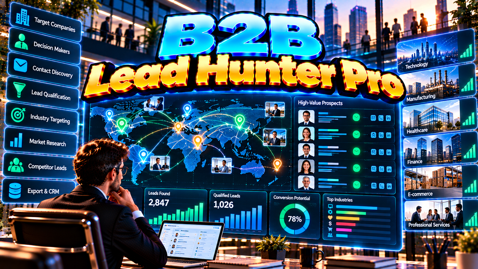 B2B Referral Hunter preview