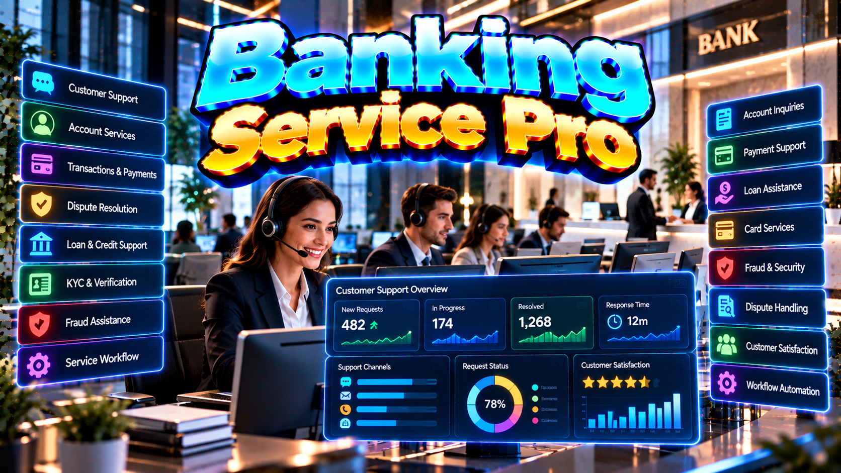 Banking Service Pro preview