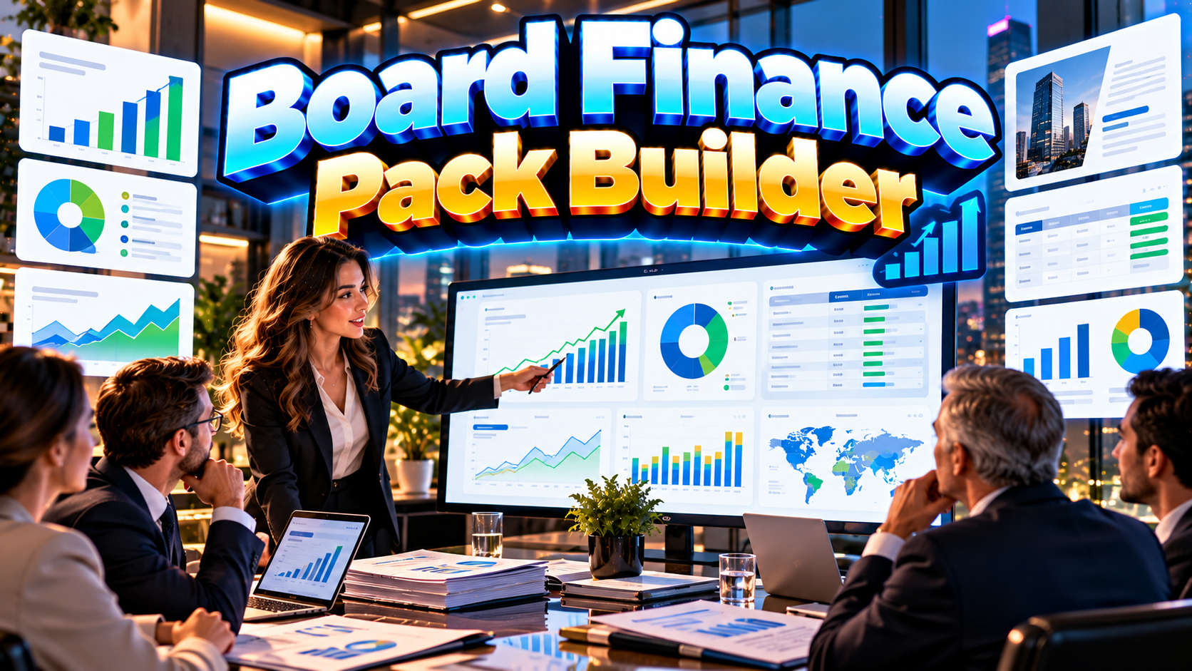 Board Finance Pack Builder preview