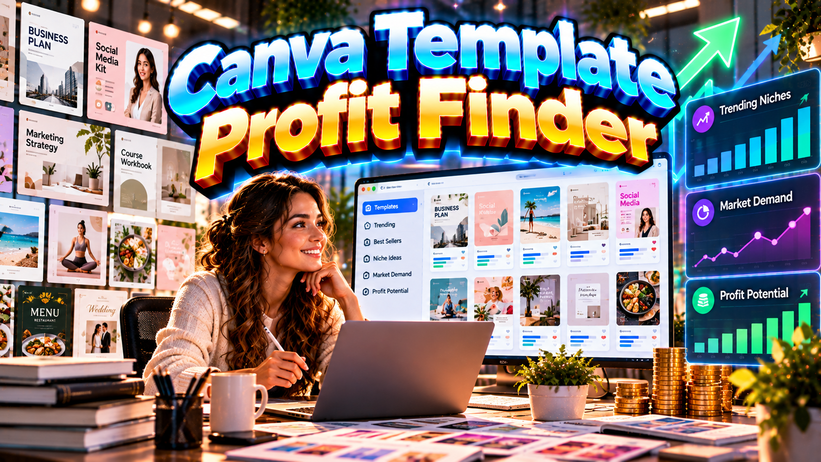 Canva Template Profit Finder preview