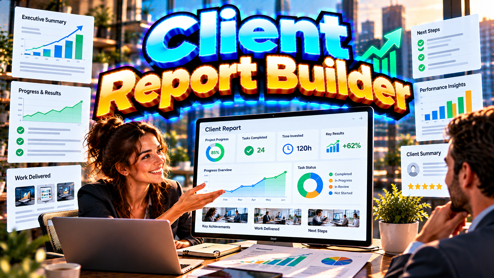 Client Report Builder preview