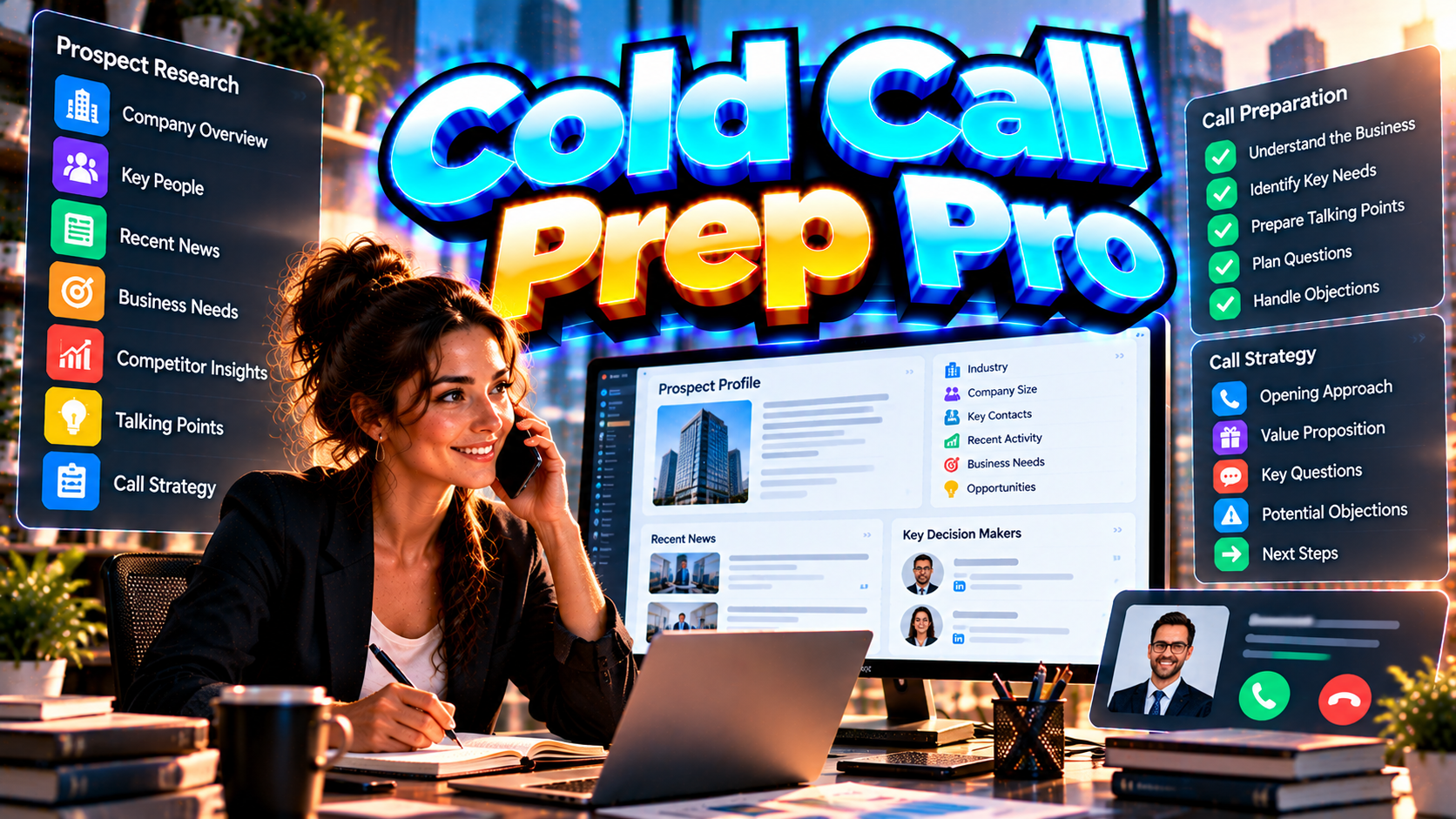 Cold Call Prep Pro preview