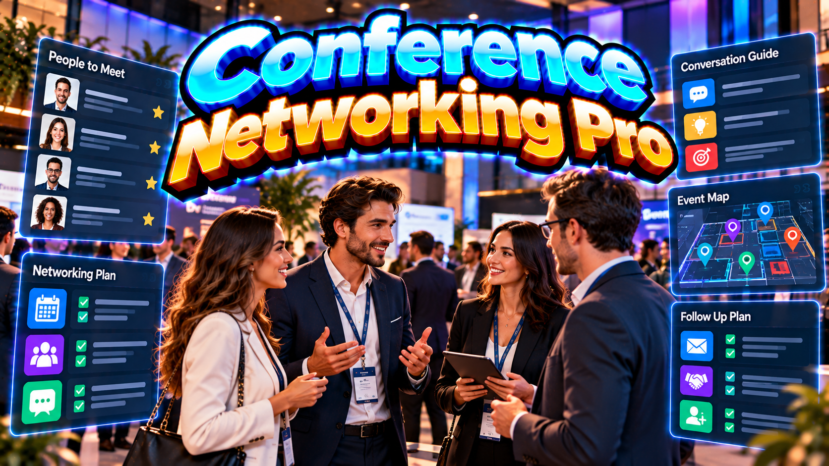 Conference Networking Pro — Plan Who to Meet & What to Say preview