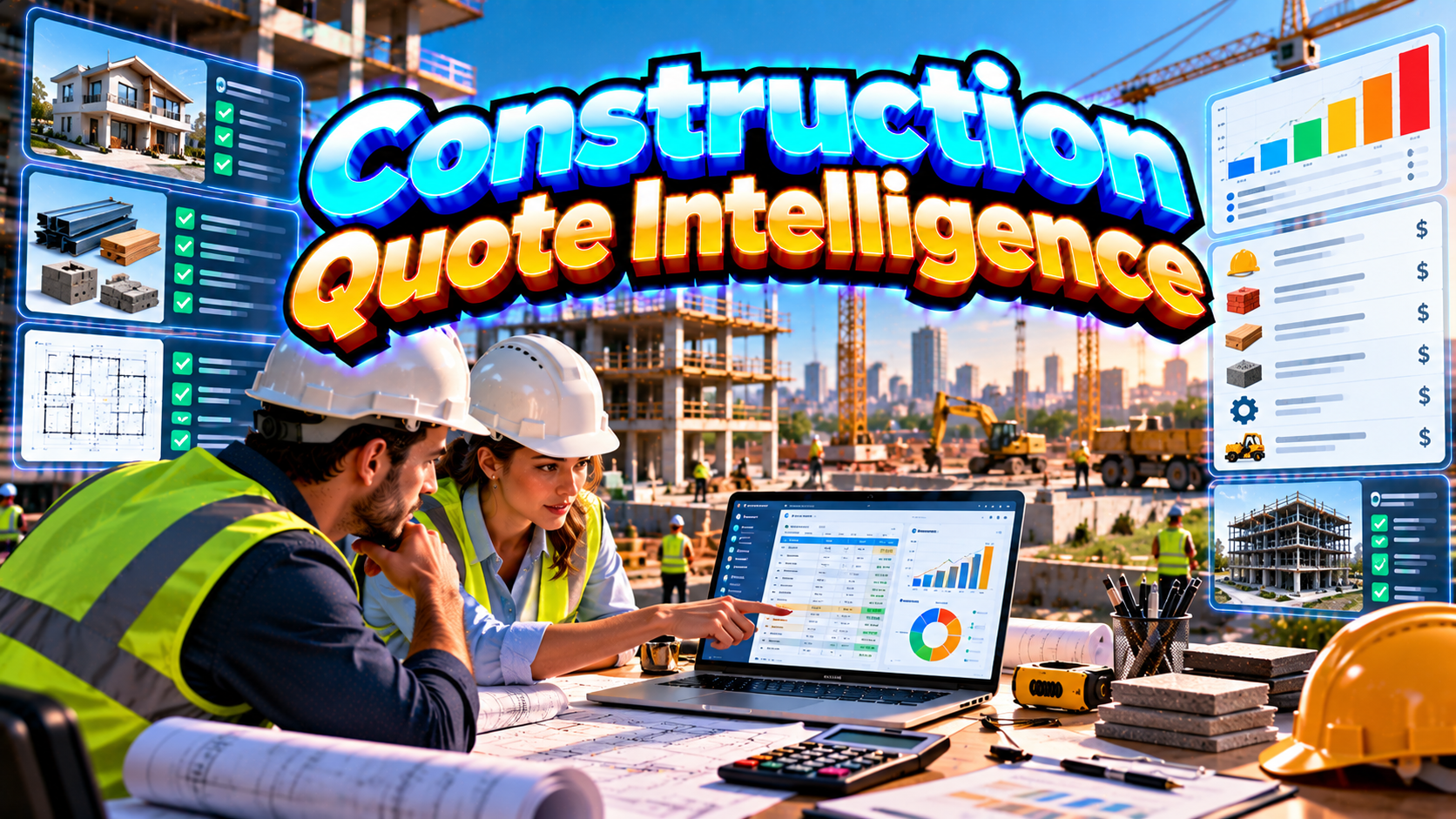 Construction Quote Intelligence — Build & Review Estimates preview