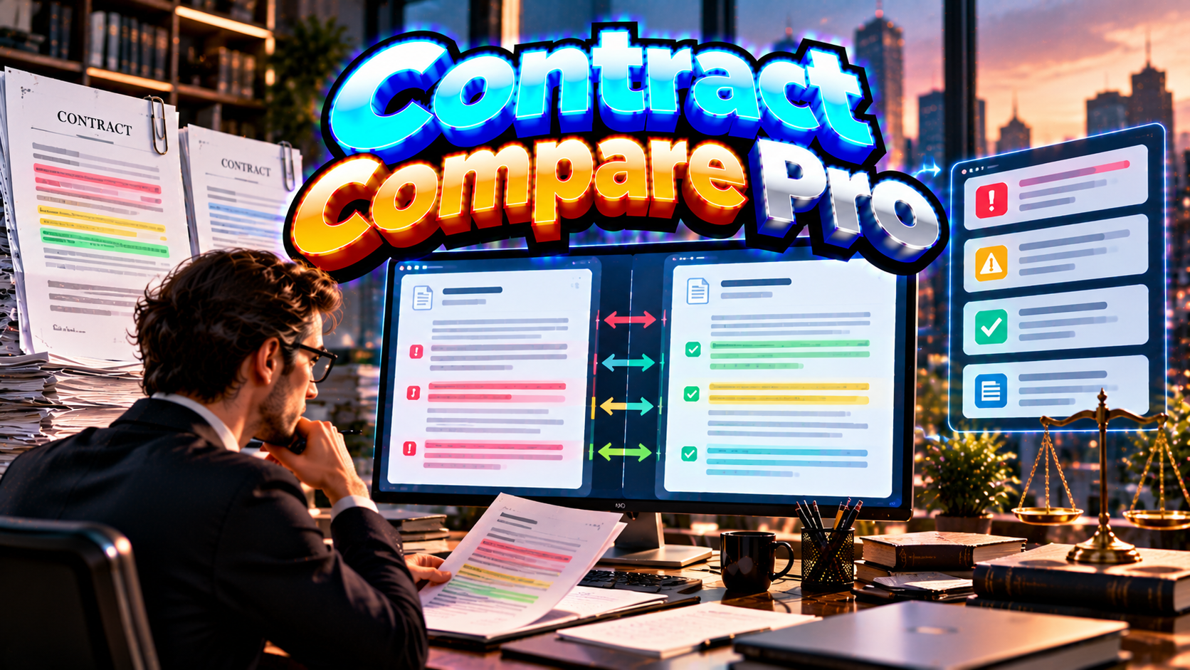 Contract Compare Pro — Clauses, Terms & Obligations Fast preview