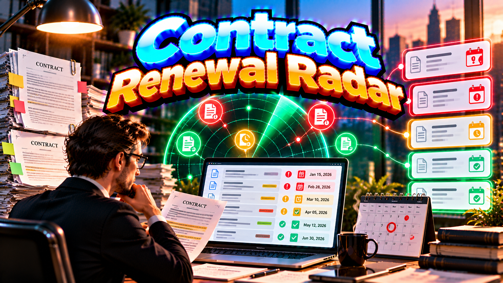 Contract Renewal Radar — Prevent Costly Automatic Renewals preview