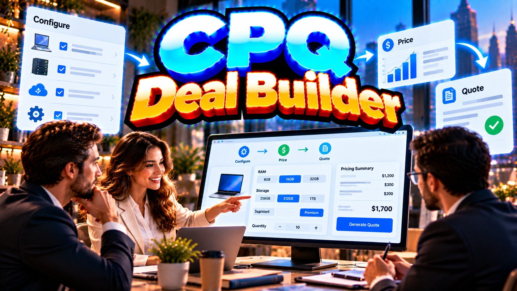 CPQ Deal Builder — Configure, Price & Quote With Confidence preview
