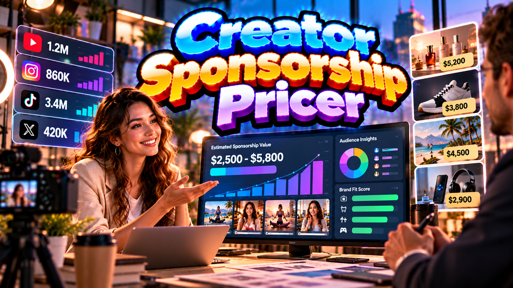 Creator Sponsorship Pricer — Know What Your Audience Is preview