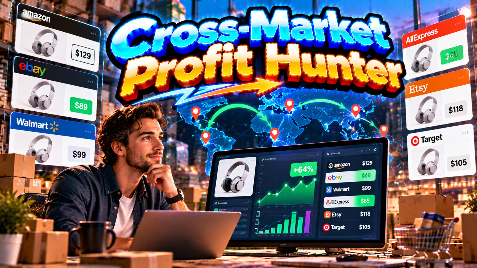 Cross-Market Profit Hunter — Find Price Gaps Across preview