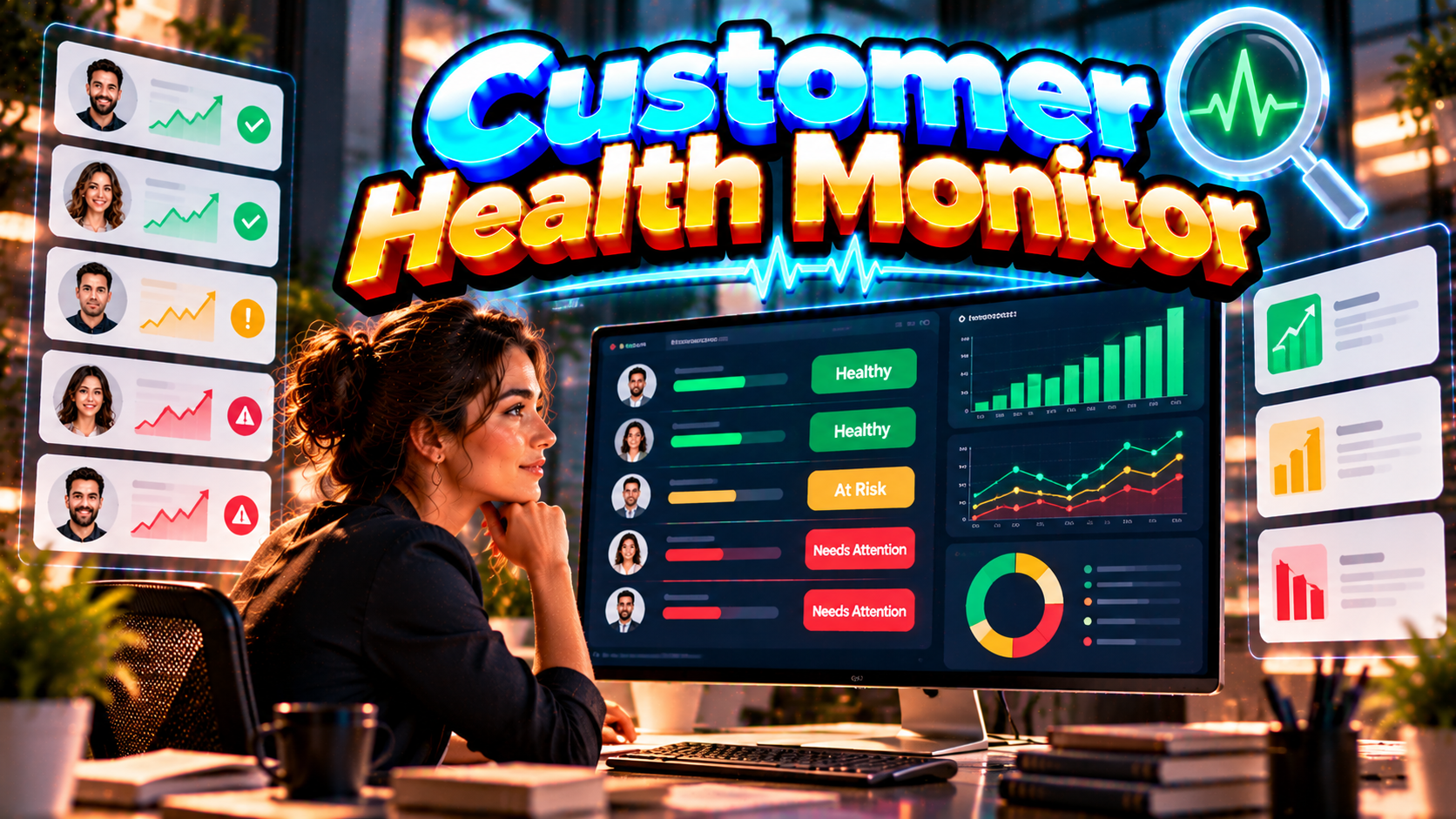 Customer Health Monitor — Spot Accounts That Need Attention preview