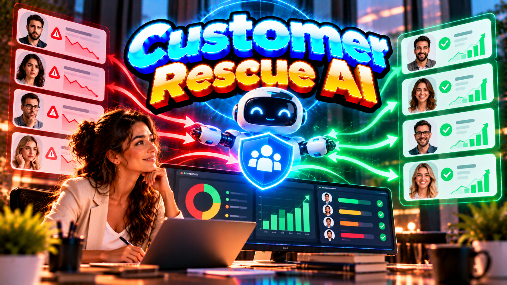 Customer Rescue AI — Detect Churn Risk & Improve Retention preview