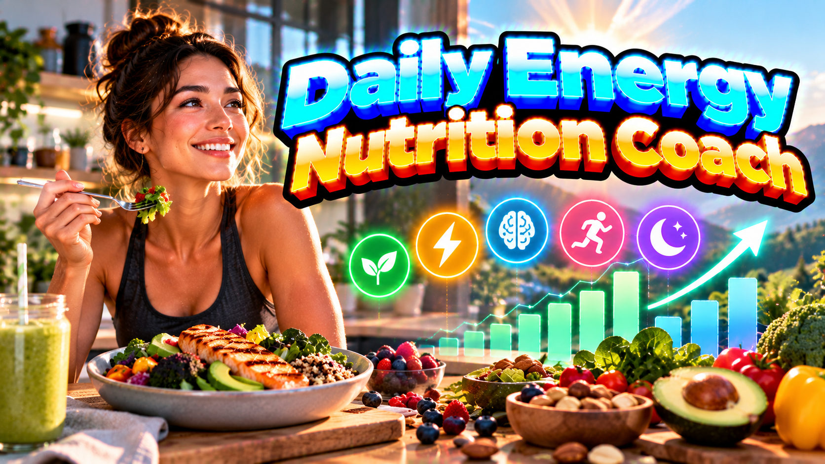 Daily Energy Nutrition Coach — Build Meals for Steadier preview
