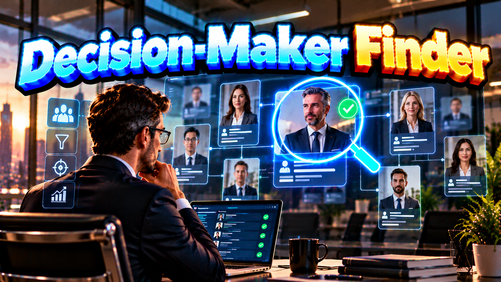 Decision-Maker Finder — Identify the People Who Can Say Yes preview
