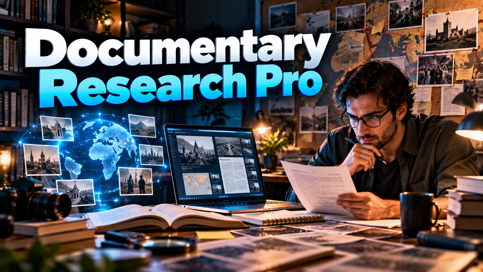 Documentary Research Pro — Build Evidence-Rich Story preview