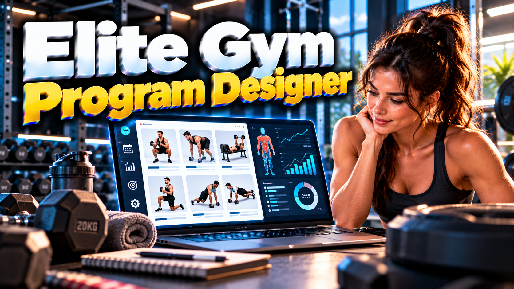 Elite Gym Program Designer — Professional Workouts, Exercise preview