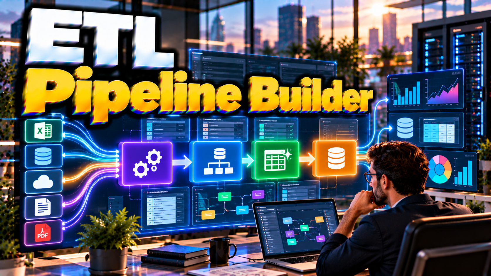 ETL Pipeline Builder — Design Cleaner Data Transformation preview