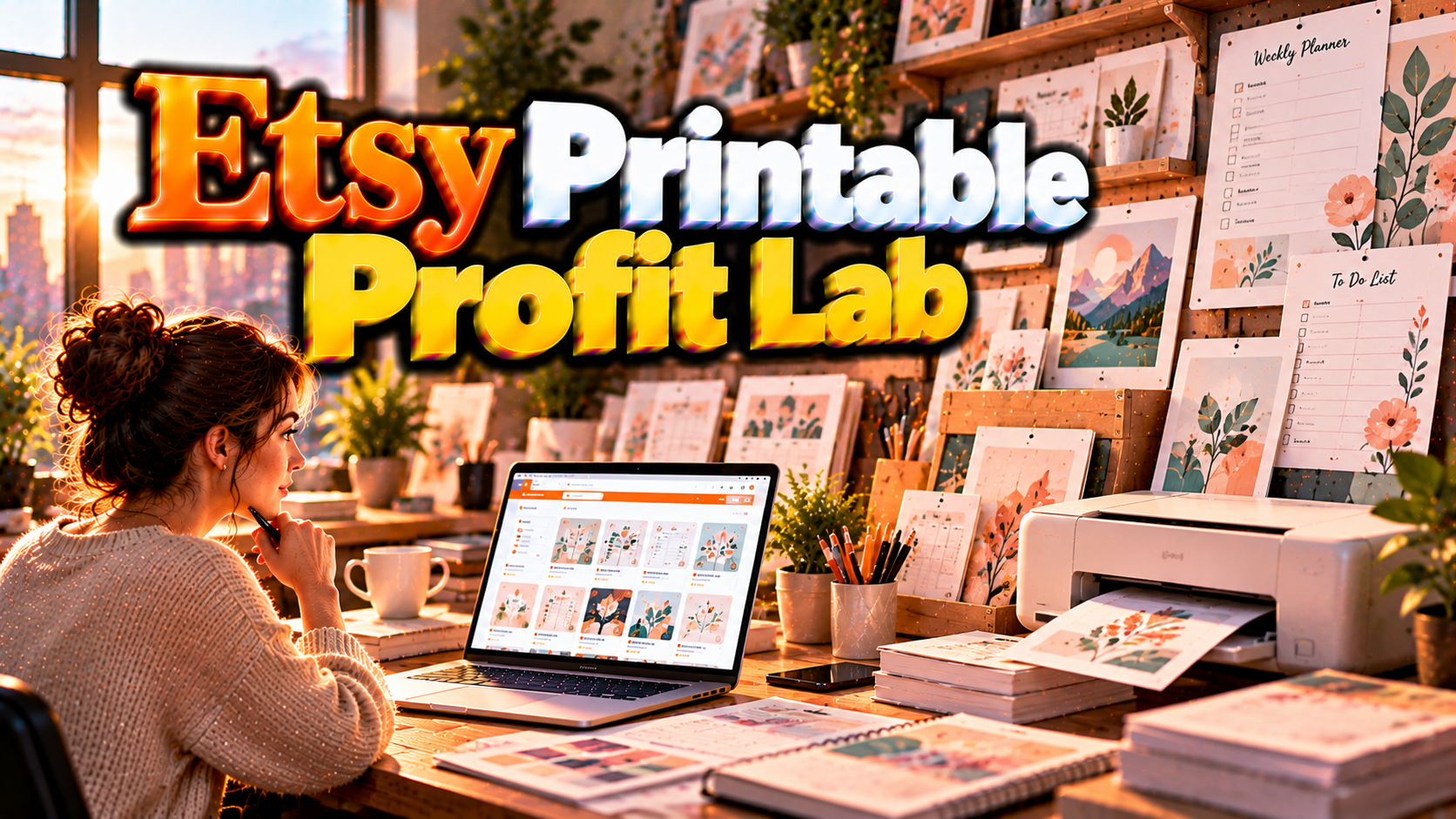 Etsy Printable Profit Lab — Find & Build Printable Product preview