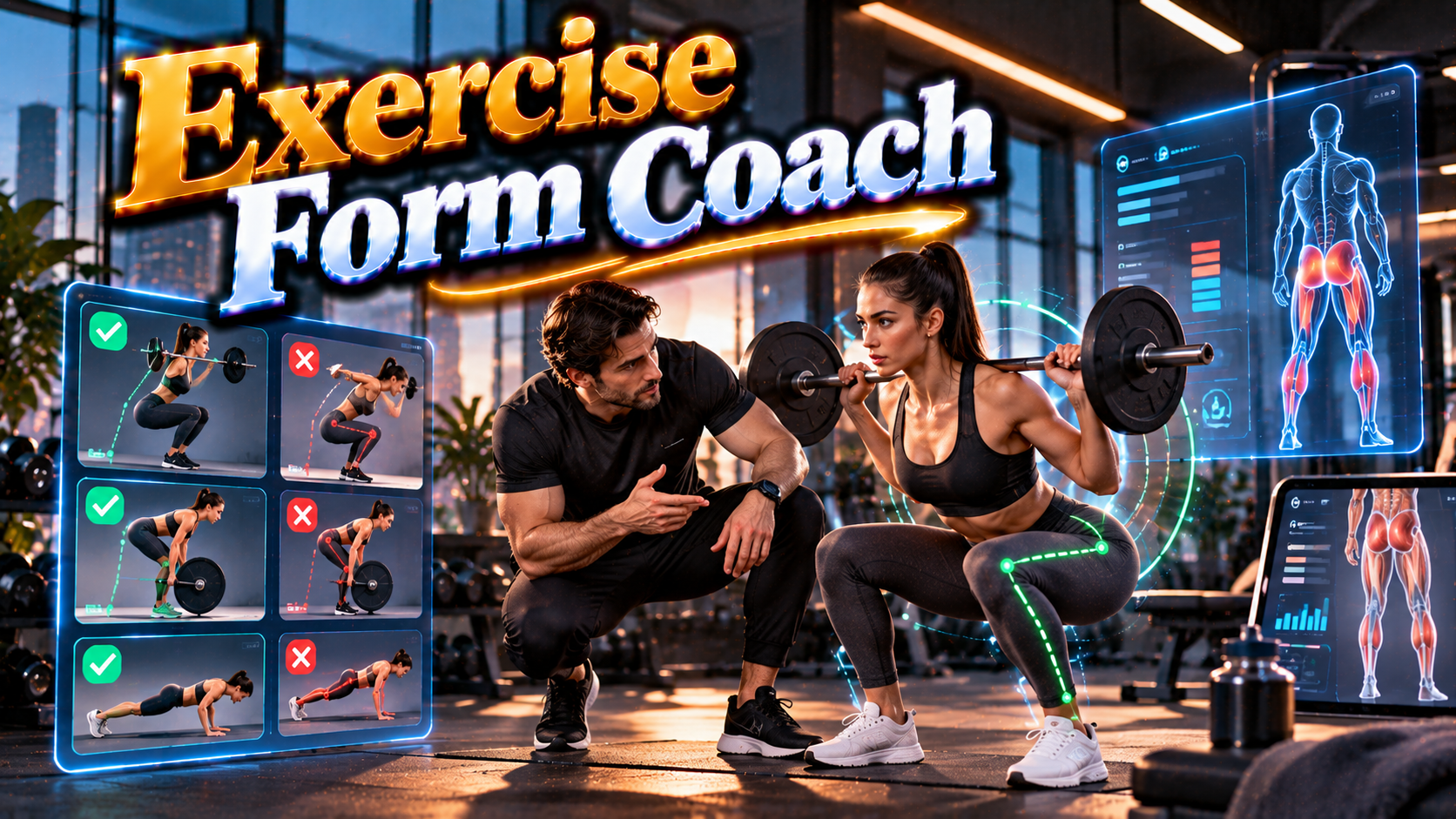 Exercise Form Coach — Visual Technique & Cues preview
