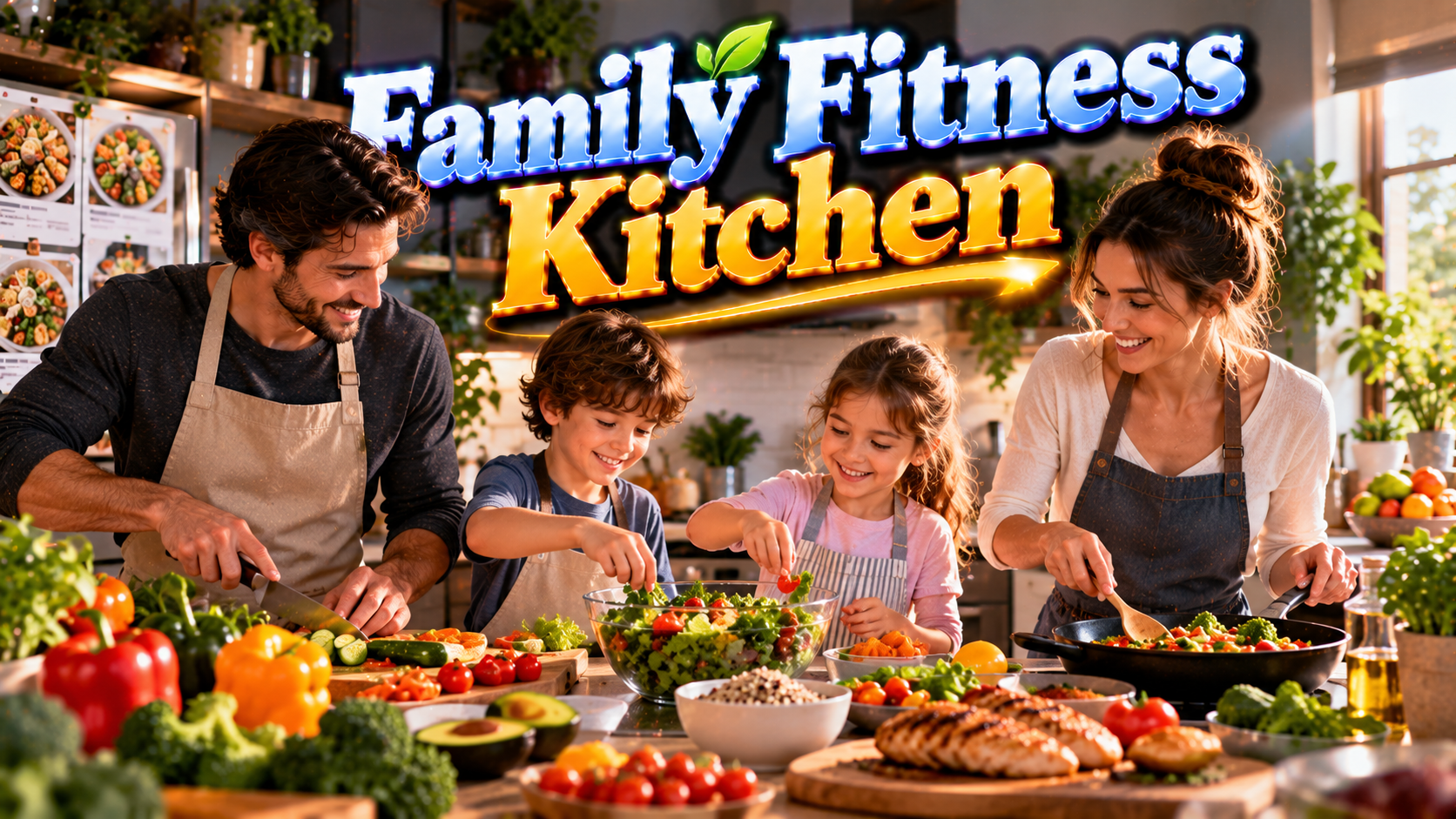 Family Fitness Kitchen — Make Healthy Goals Work With Family preview