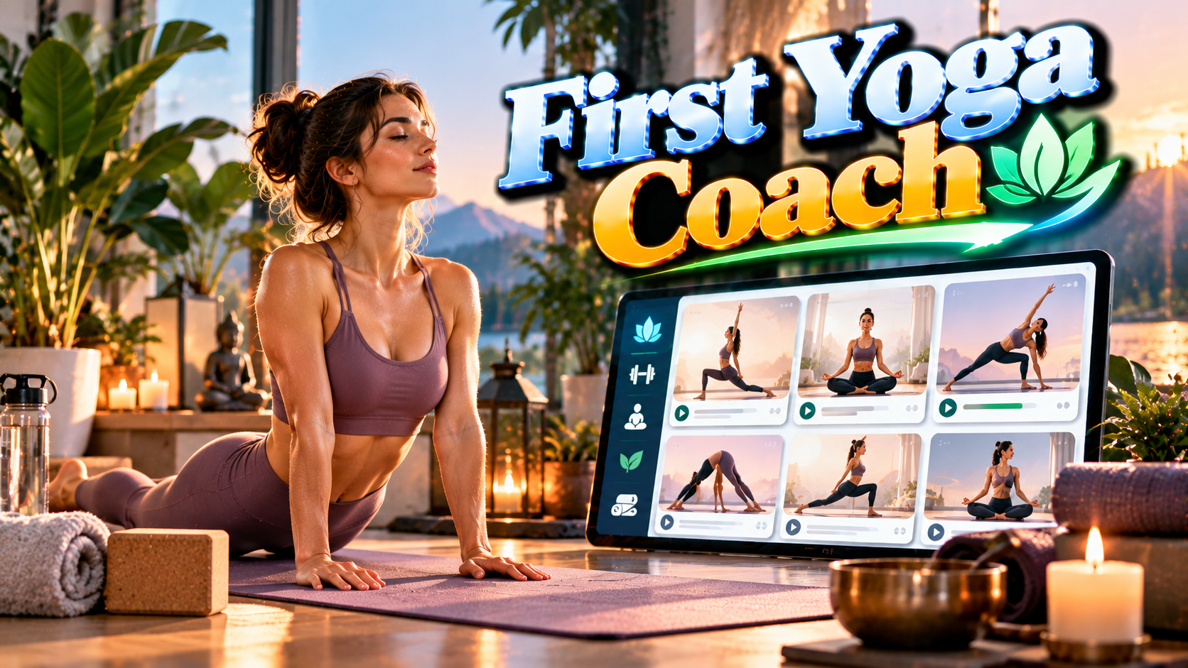 First Yoga Coach — Beginner-Friendly Visual Yoga Programs preview
