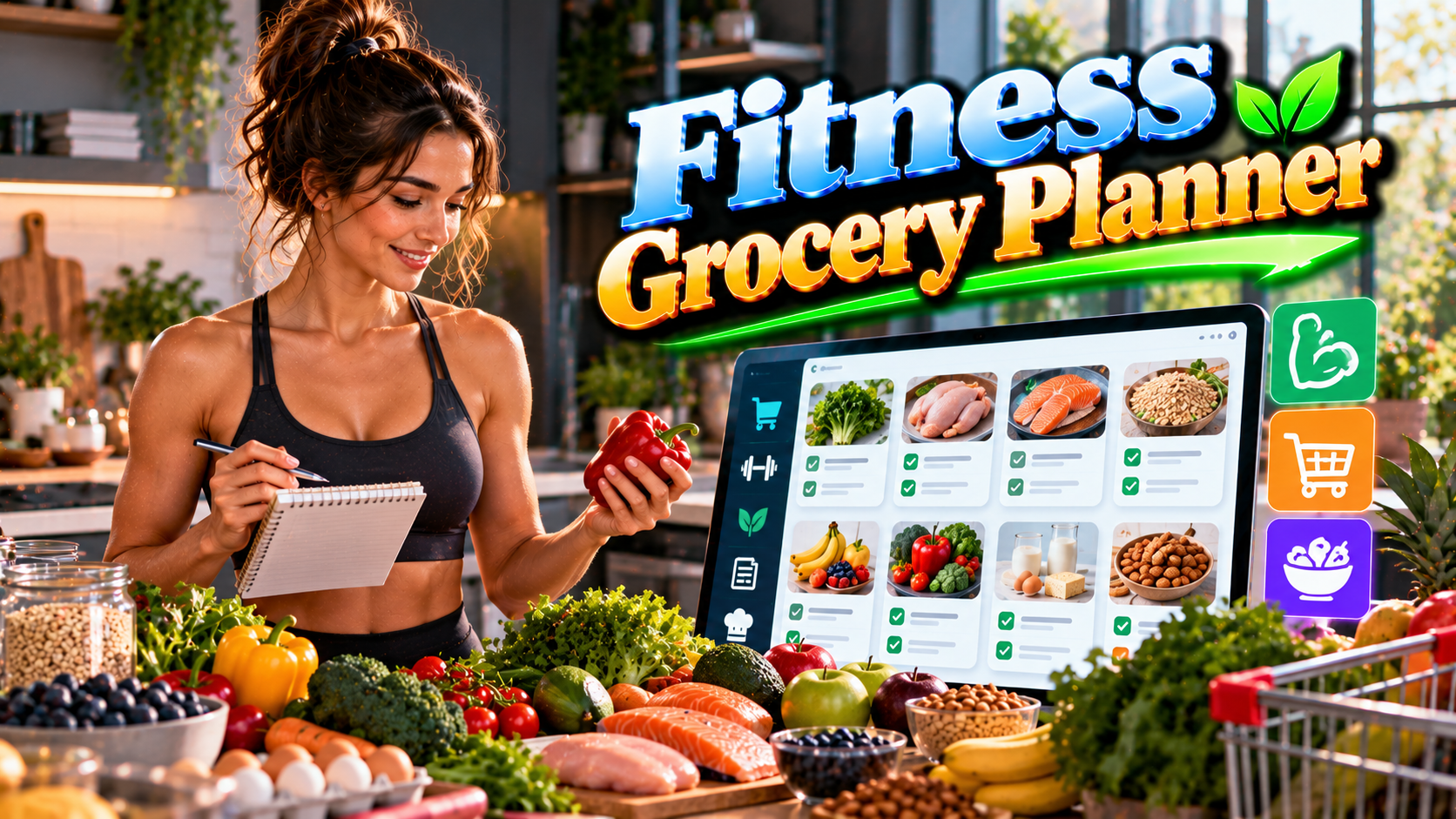 Fitness Grocery Planner preview