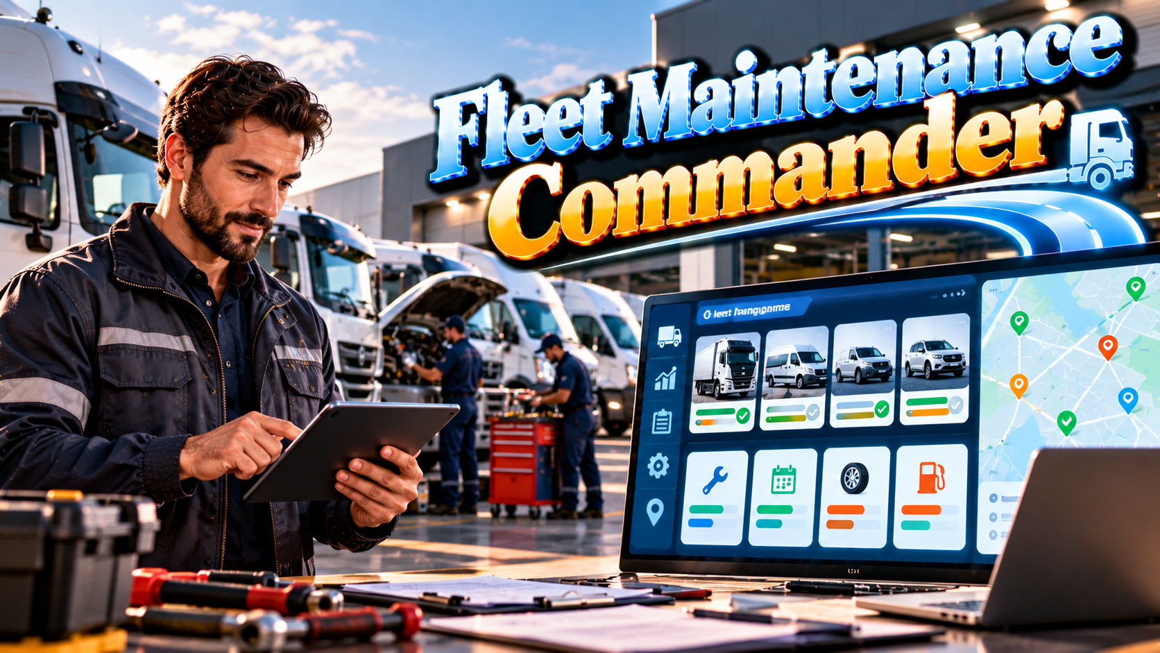 Fleet Maintenance Commander — Keep Vehicles Available preview