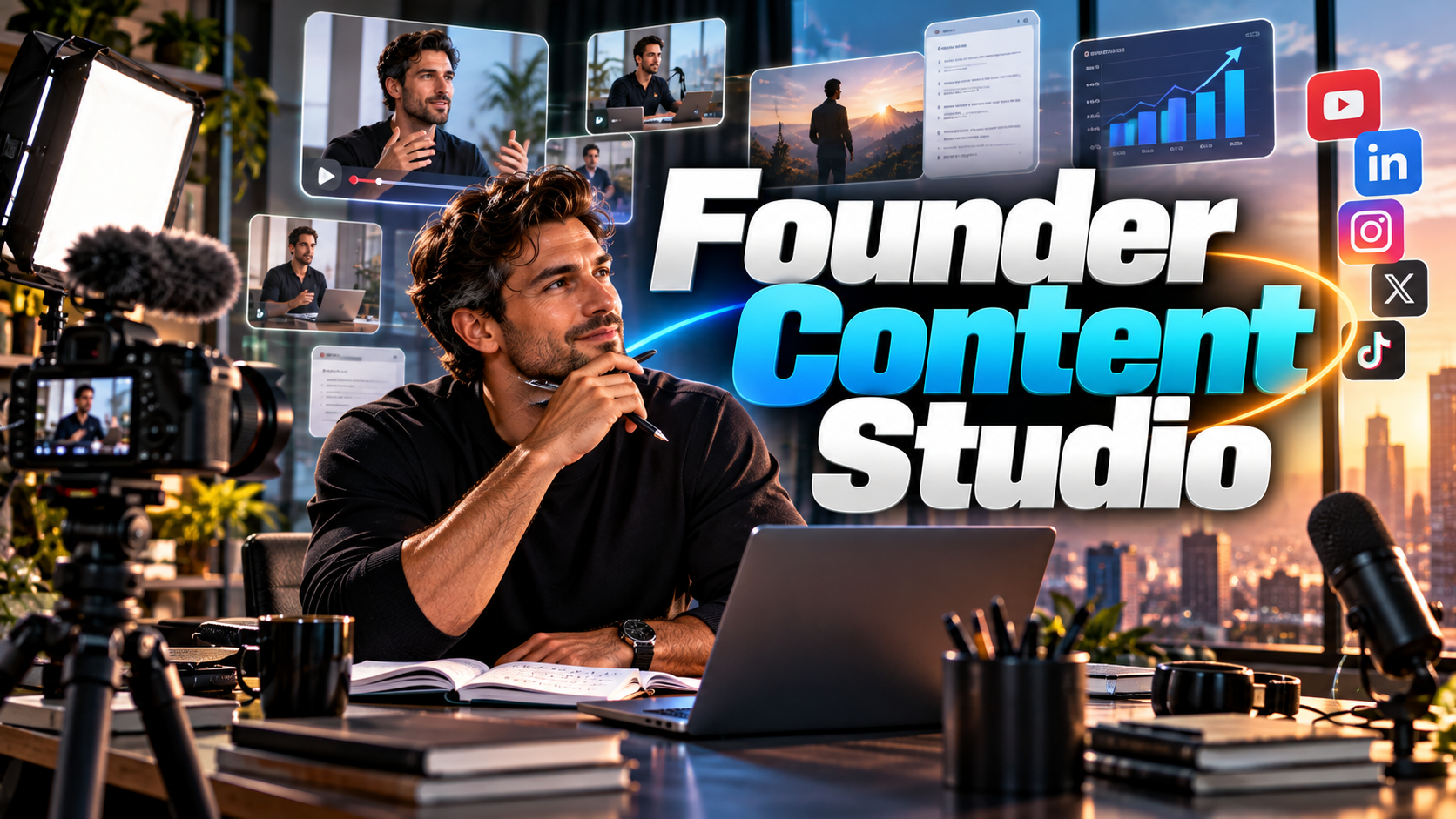 Founder Content Studio — Turn Experience Into Personal Brand preview