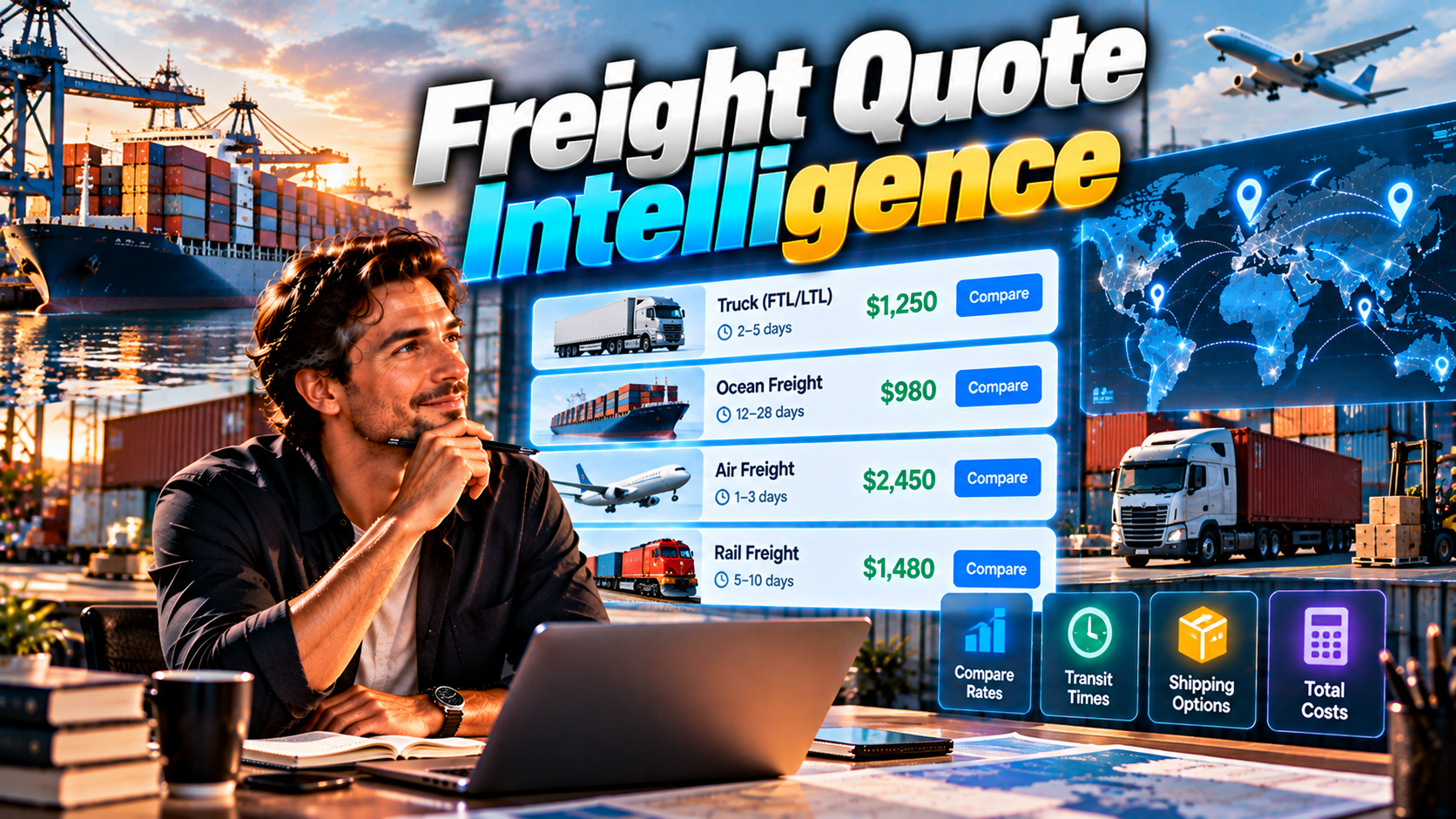 Freight Quote Intelligence — Compare Shipping Options preview