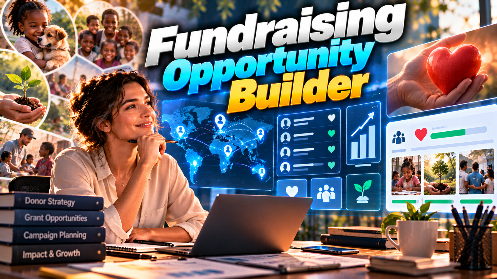 Fundraising Opportunity Builder — Find Donors preview