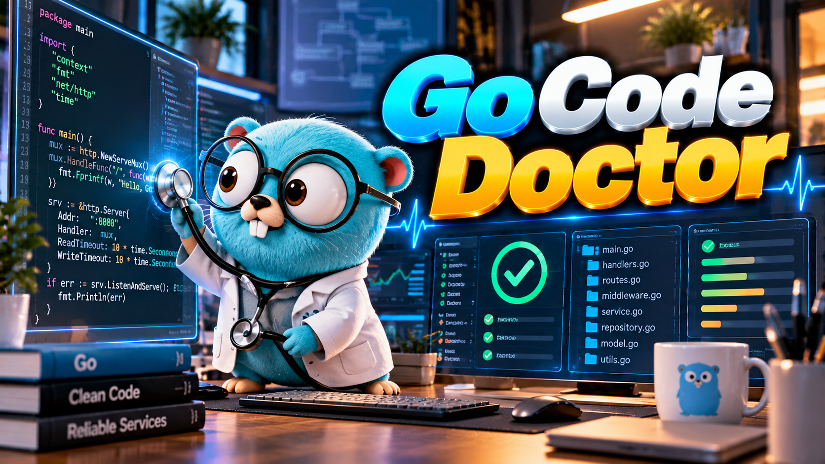 Go Code Doctor — Build Cleaner Reliable Go Services preview