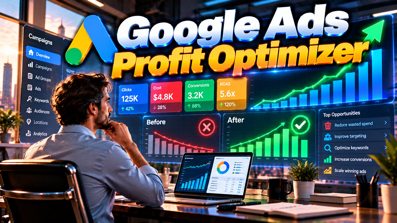 Google Ads Profit Optimizer — Find Waste & Improve Campaign preview