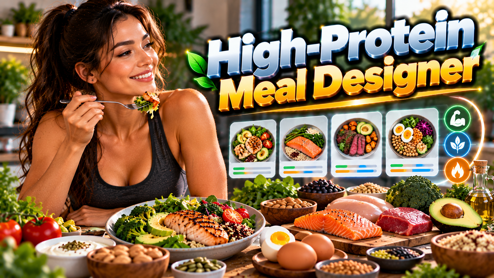 High-Protein Meal Designer — Build Balanced Rich Protein preview