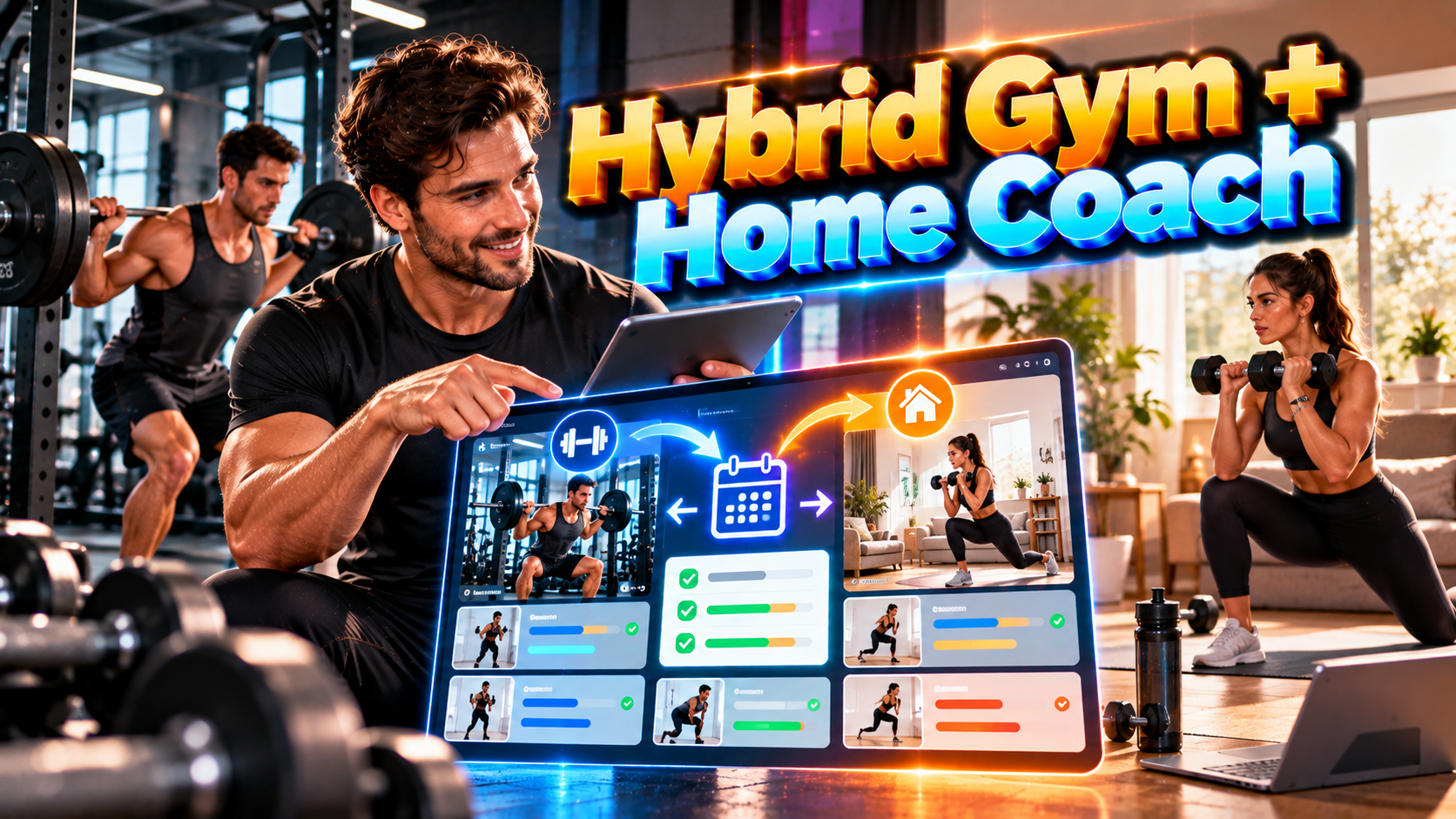 Hybrid Gym + Home Coach — One Program Across Every Training preview
